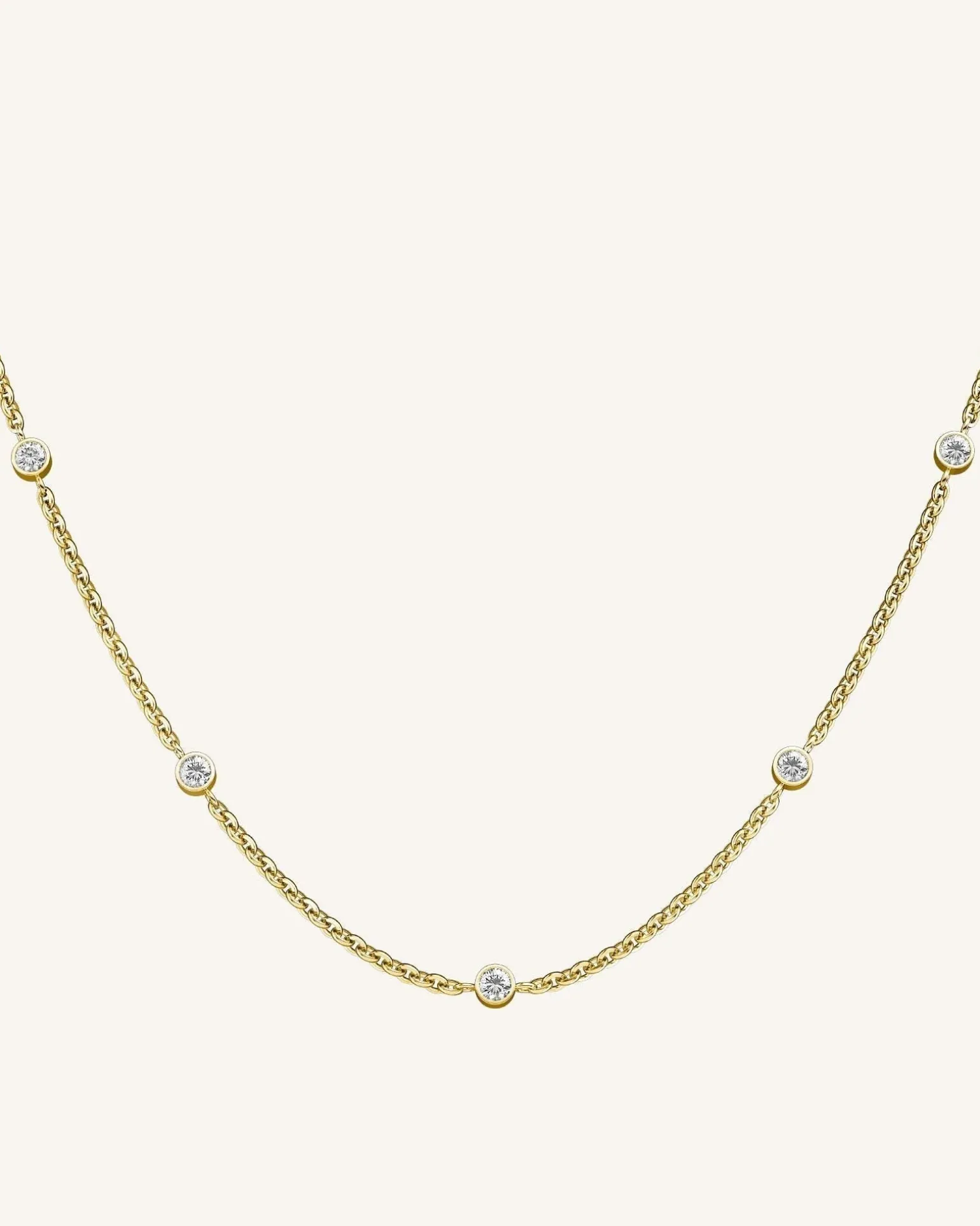 5 Birthstone Necklace