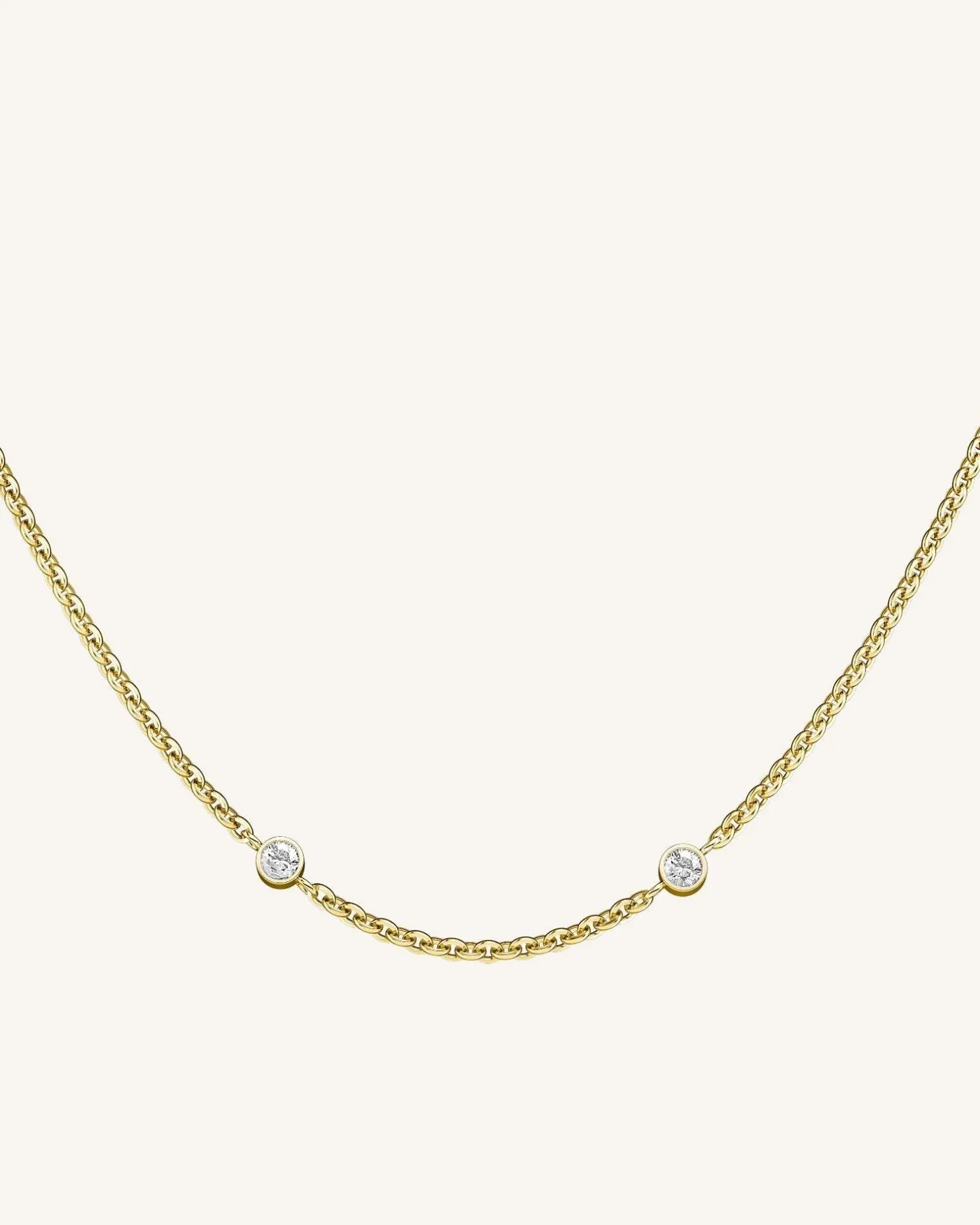 2 Birthstone Necklace