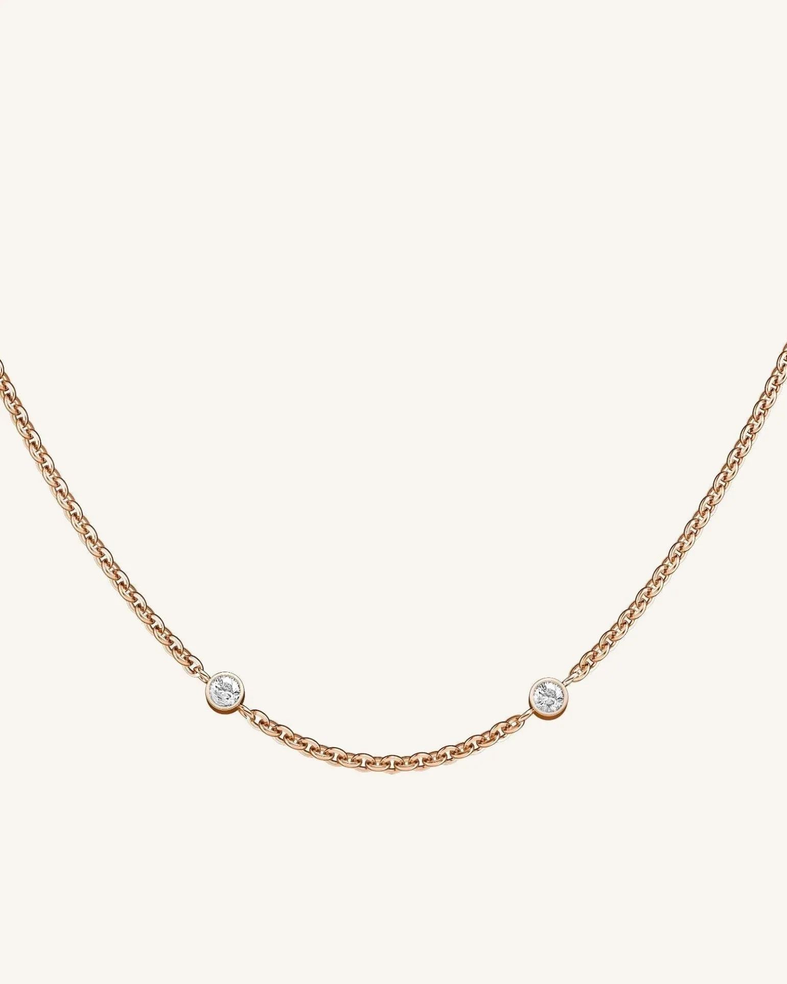 2 Birthstone Necklace