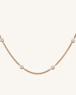 4 Birthstone Necklace