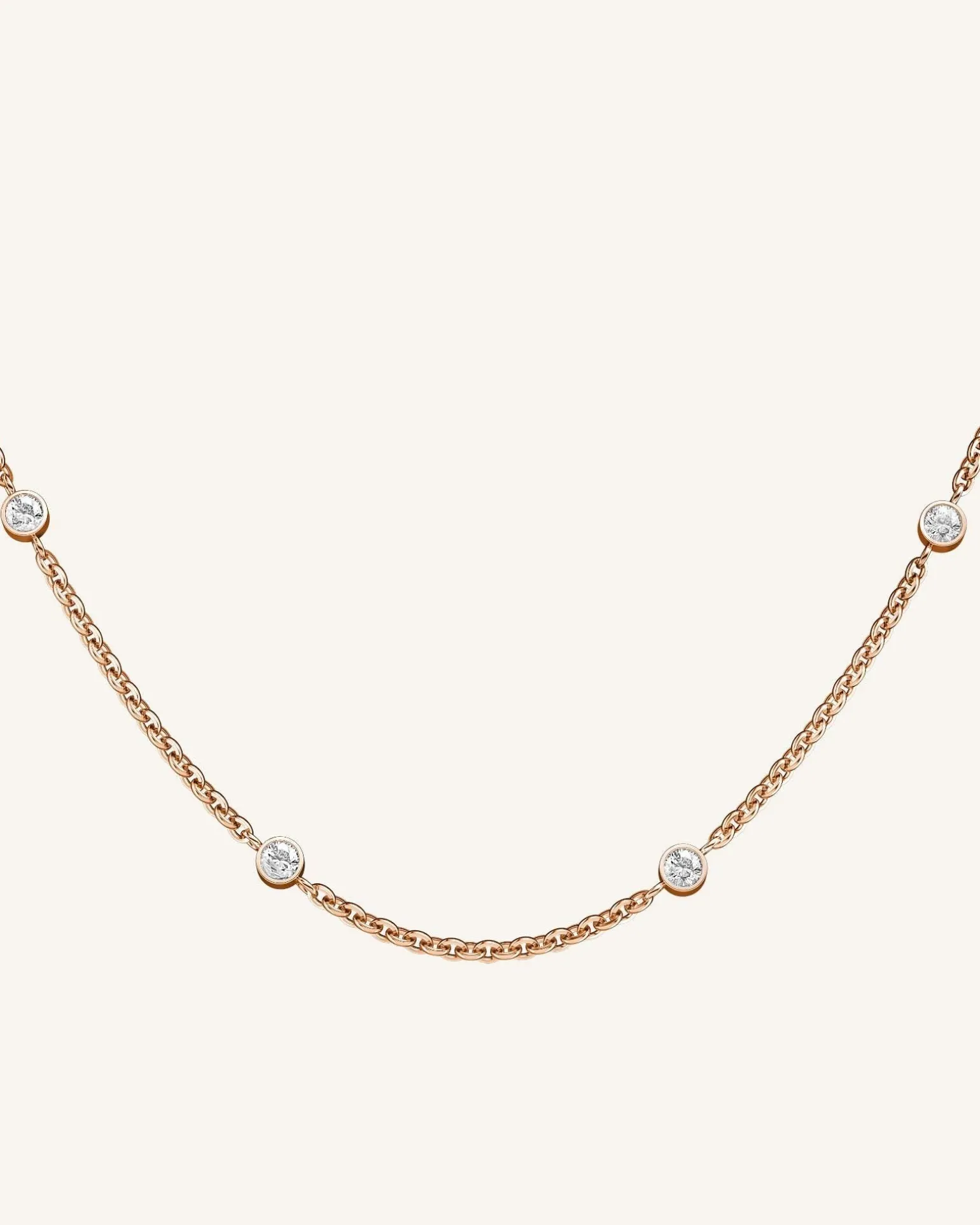 4 Birthstone Necklace