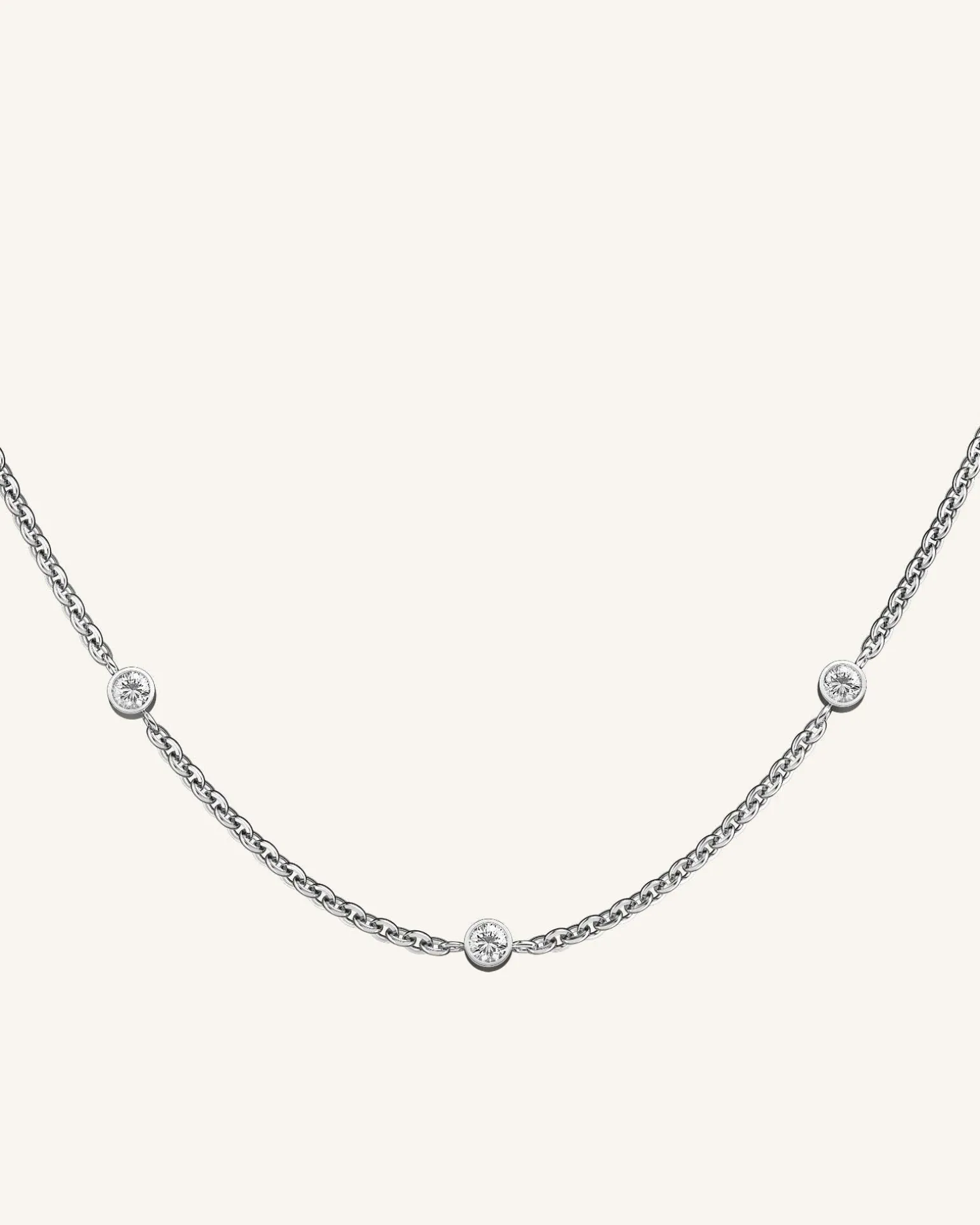 3 Birthstone Necklace