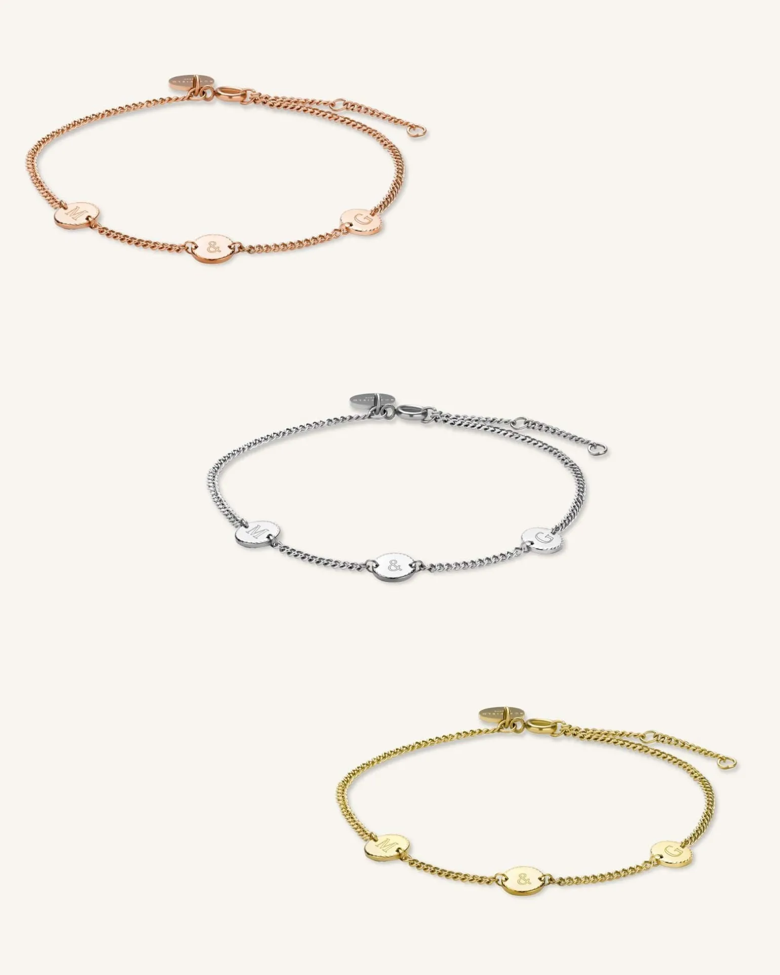 3 Coin Bracelet