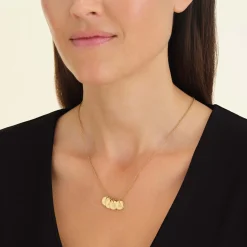 4 Coin Charm Necklace