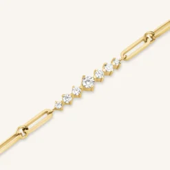 Bar Bracelet With Stones