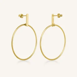 Bar Earing Gold