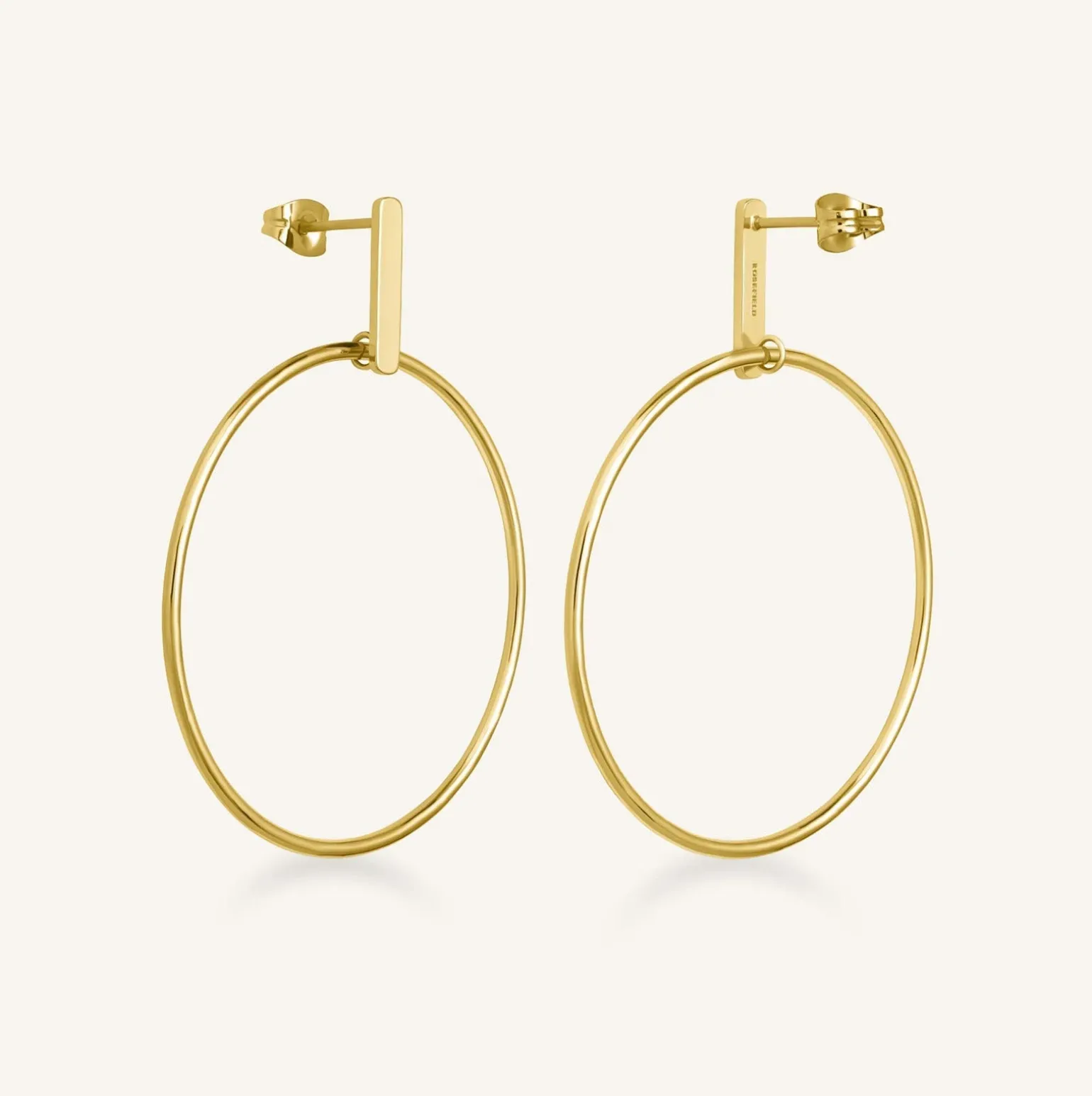 Bar Earing Gold