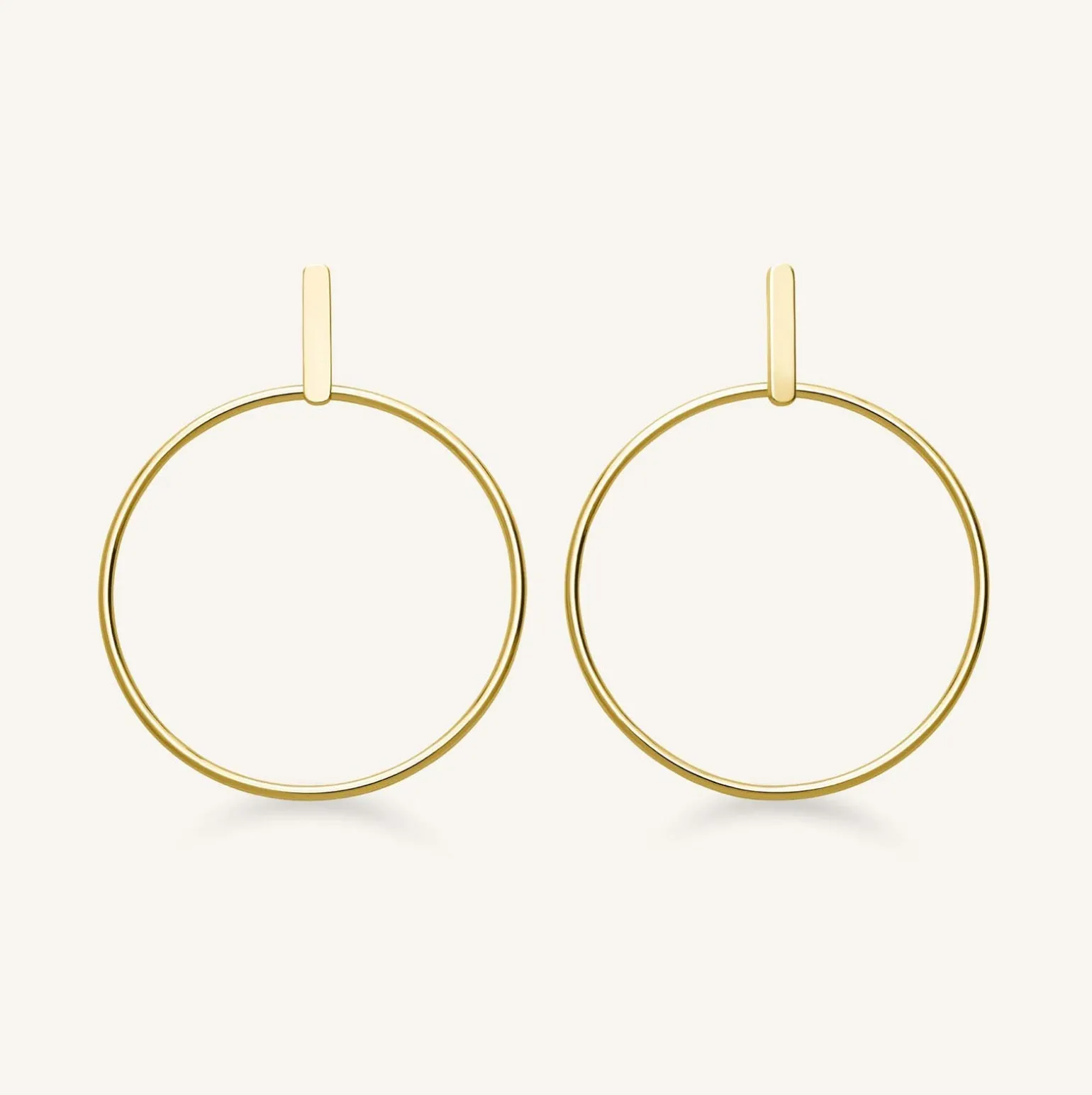 Bar Earing Gold