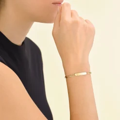Bar Hammered Bracelet