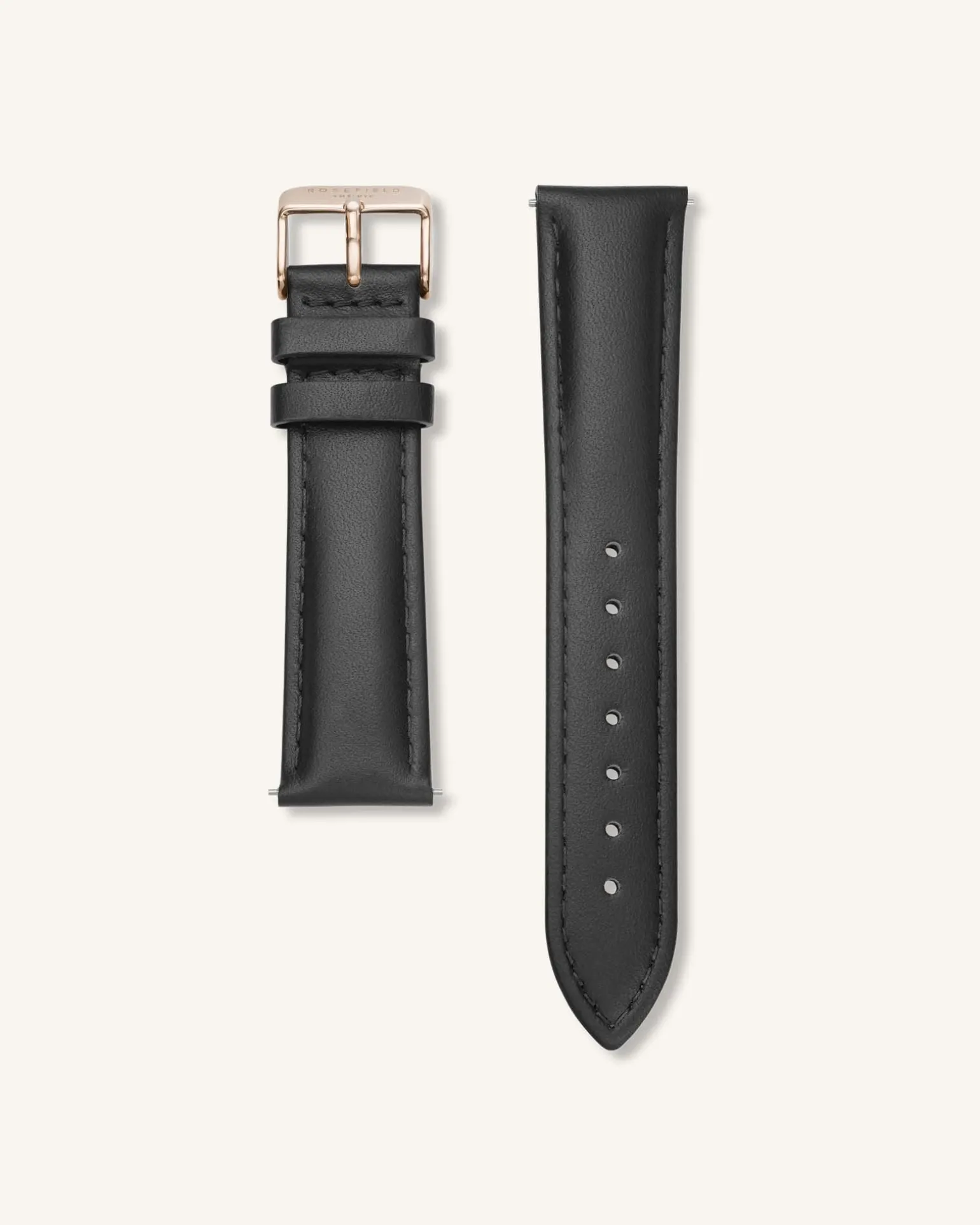 Black Rose gold Strap