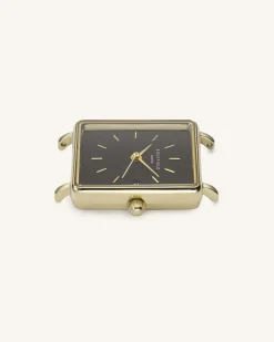 Boxy Black Gold Mesh
