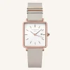 Boxy Cool Grey Rose Gold