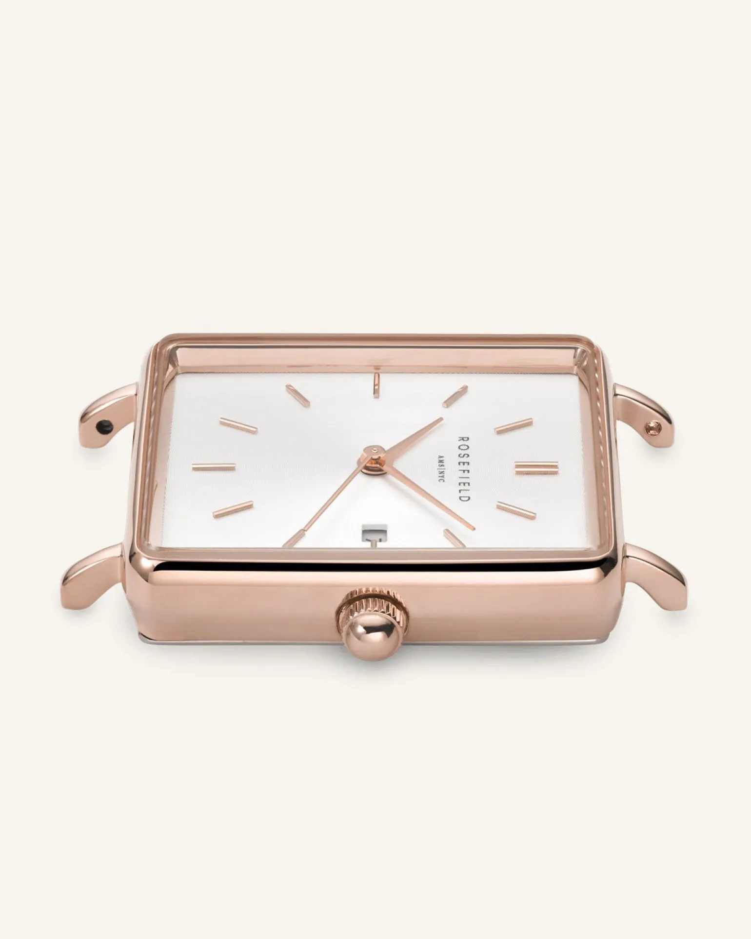 Boxy Cool Grey Rose Gold