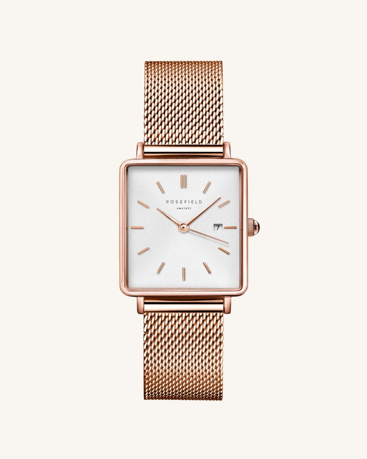 Boxy Rose Gold Mesh
