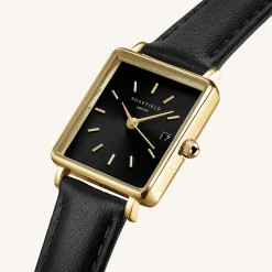 Boxy XS Black Leather