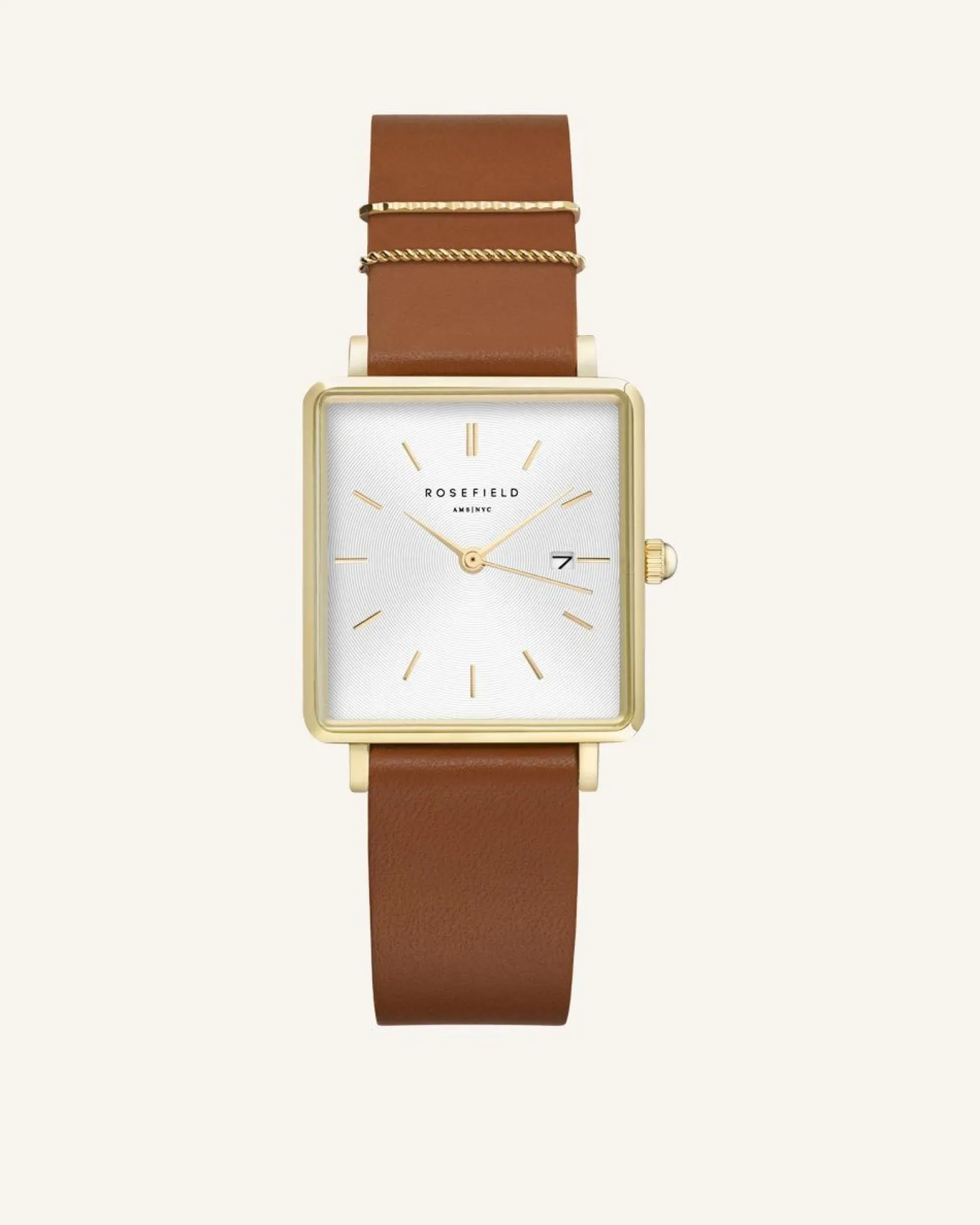 Cognac Gold Strap