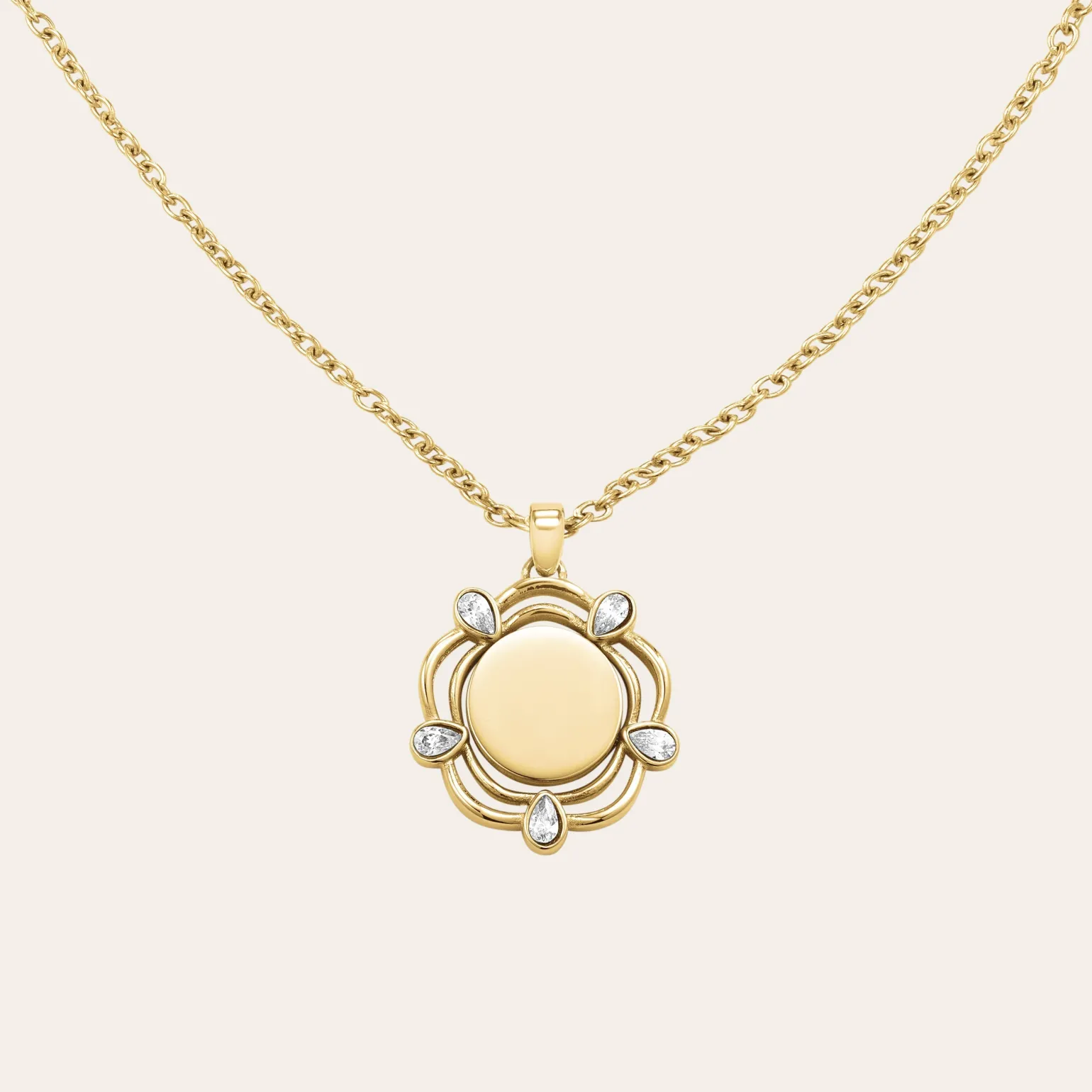 Coin Drop Necklace