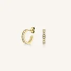 Crystal Hoop Gold