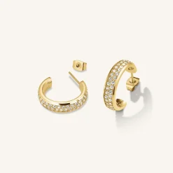 Crystal Hoops