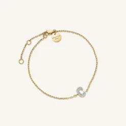 Crystal Letter C Bracelet