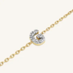 Crystal Letter G Bracelet