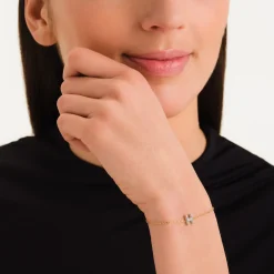 Crystal Letter H Bracelet