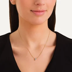 Crystal Letter P Necklace