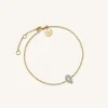 Crystal Letter Q Bracelet