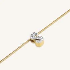 Crystal Letter S Necklace