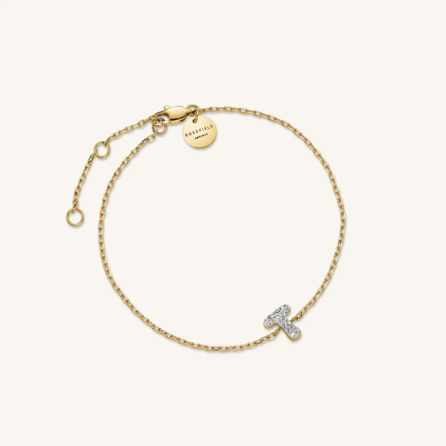 Crystal Letter T Bracelet