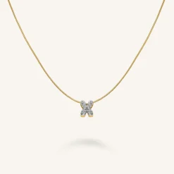 Crystal Letter X Necklace