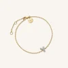 Crystal Letter Y Bracelet