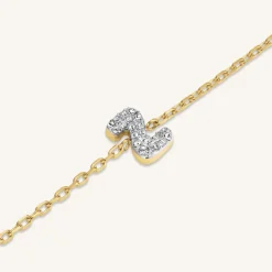 Crystal Letter Z Bracelet