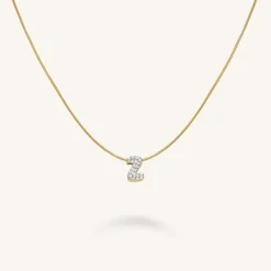 Crystal Letter Z Necklace
