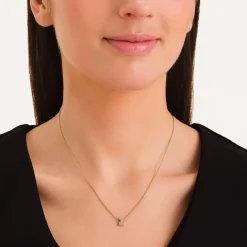 Crystal Letter Z Necklace