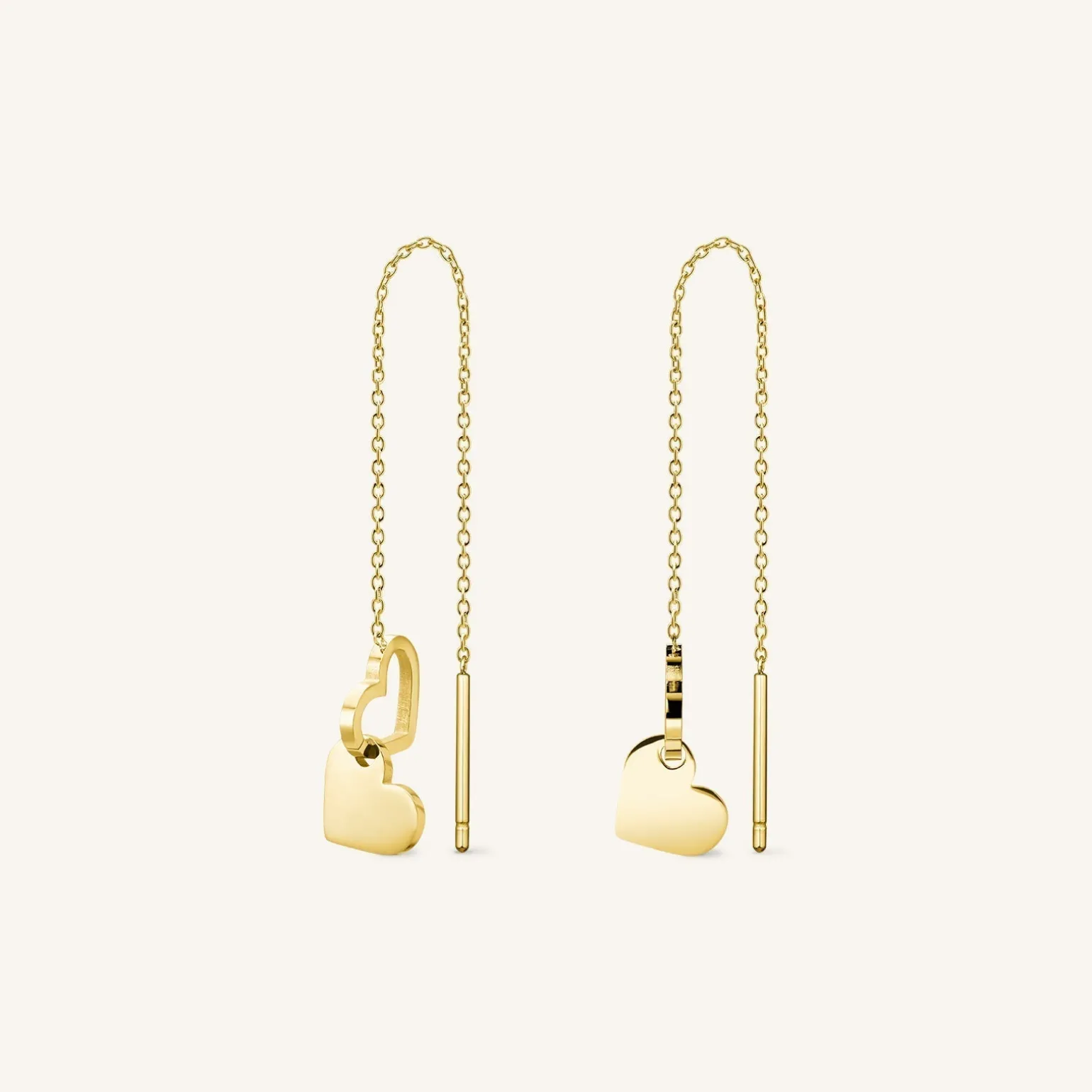 Double Heart Earrings