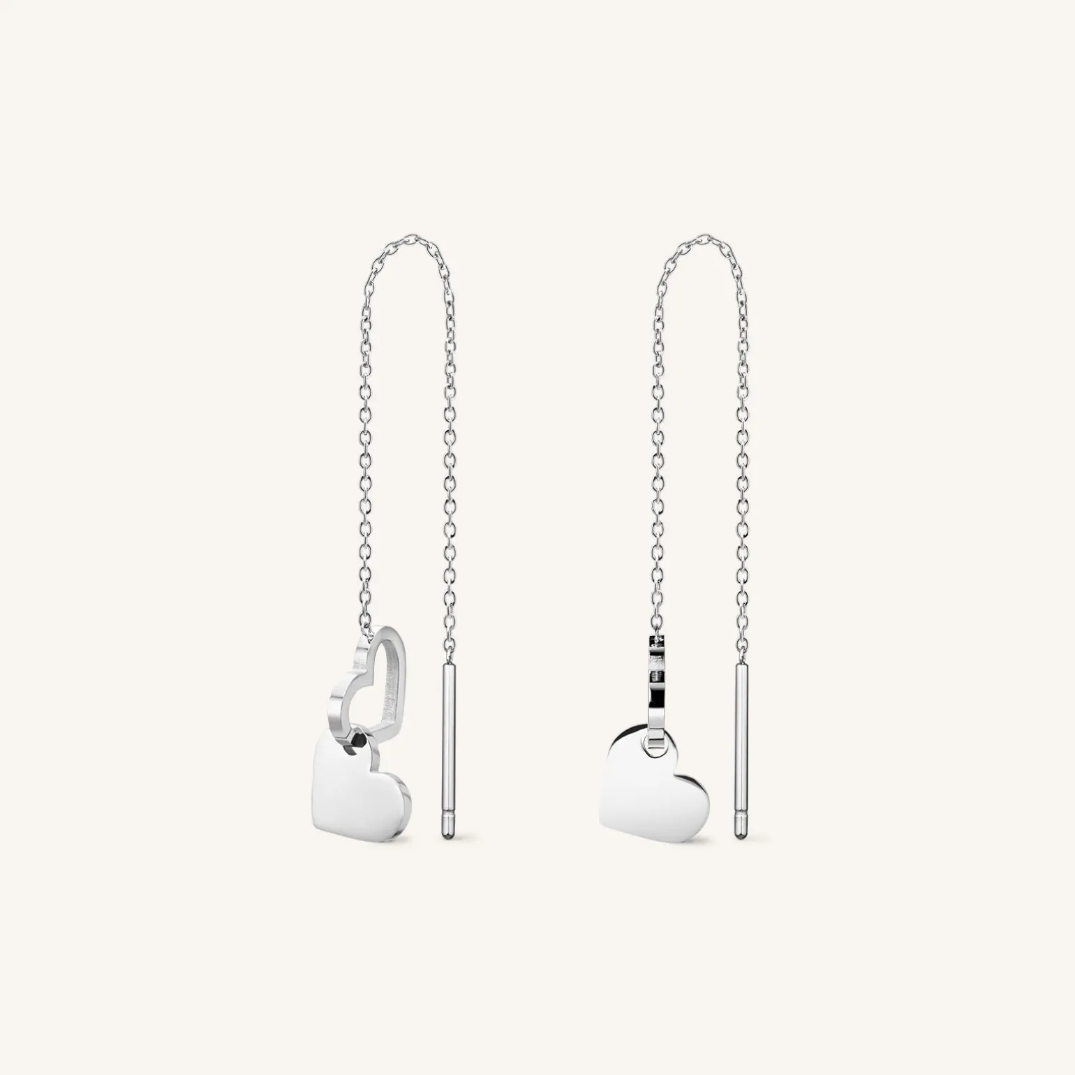 Double Heart Earrings
