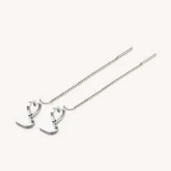 Double Heart Earrings