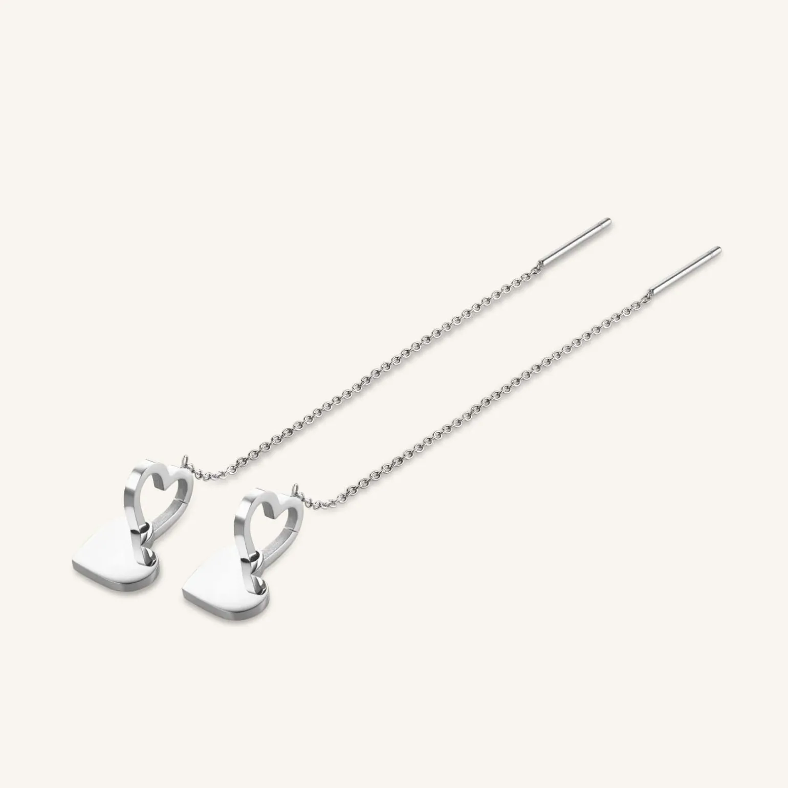 Double Heart Earrings