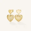 Double Heart Earrings