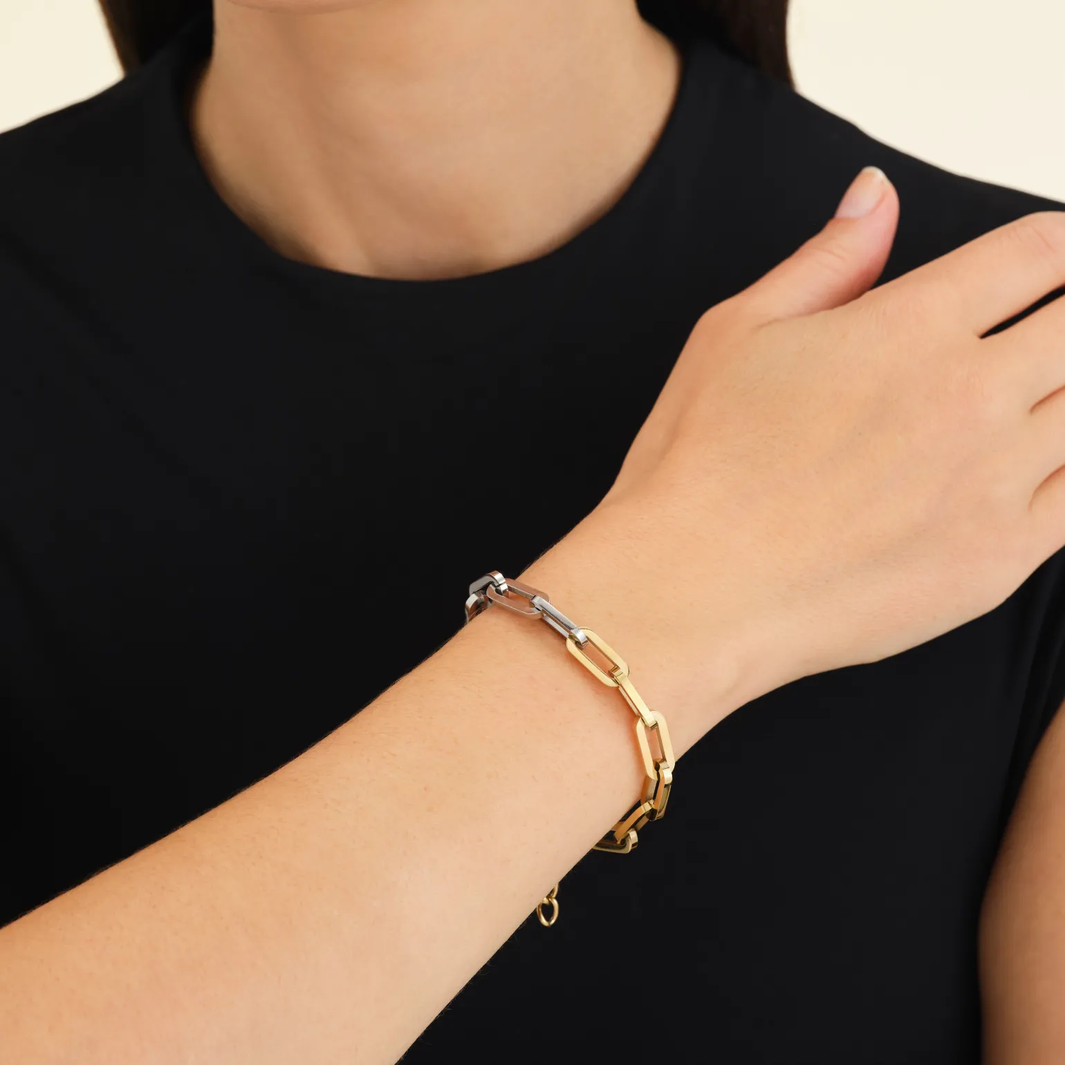 Duotone Chain Bracelet