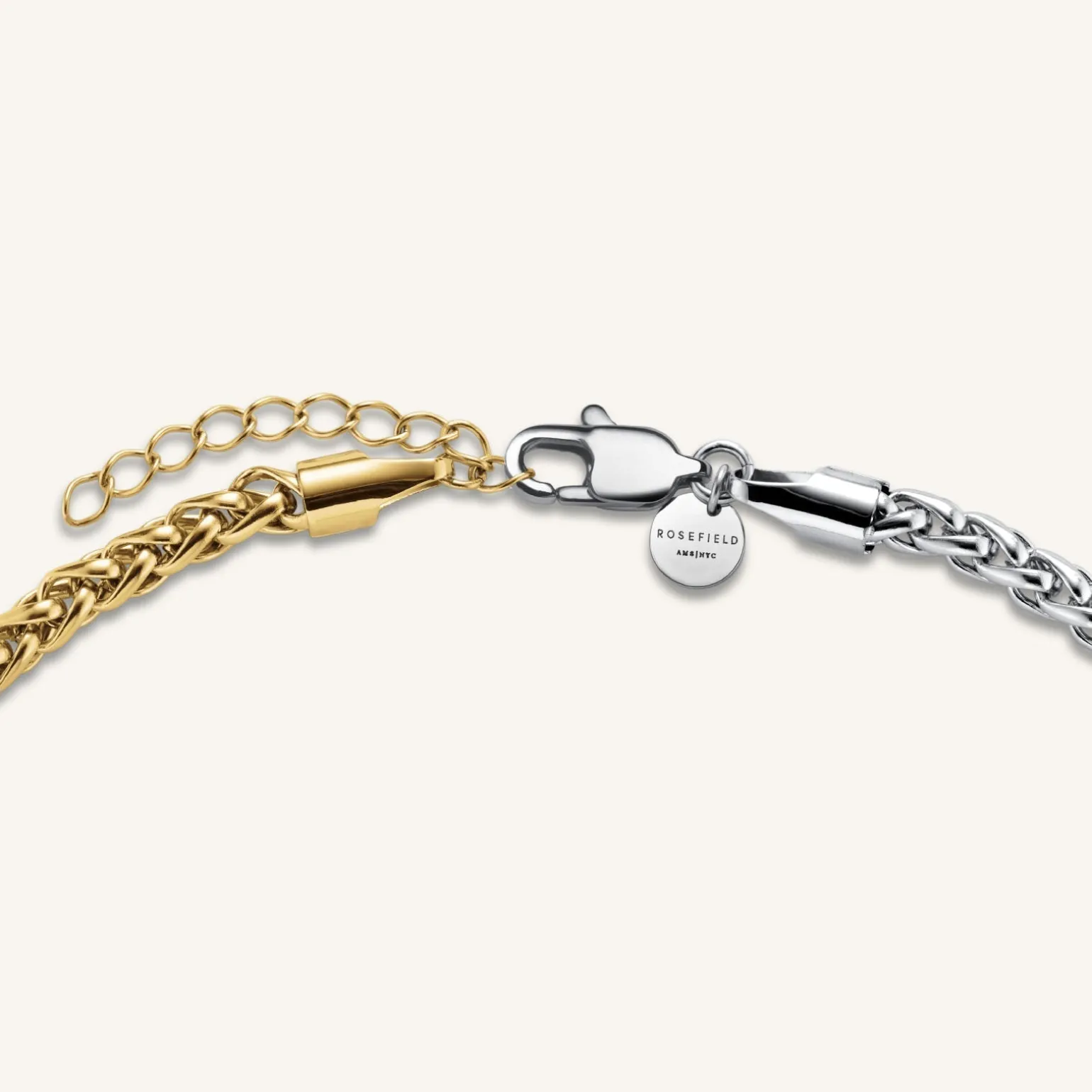 Duotone Herringbone Bracelet