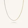 Duotone Swirl Necklace