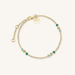 Emerald Dotted Bracelet