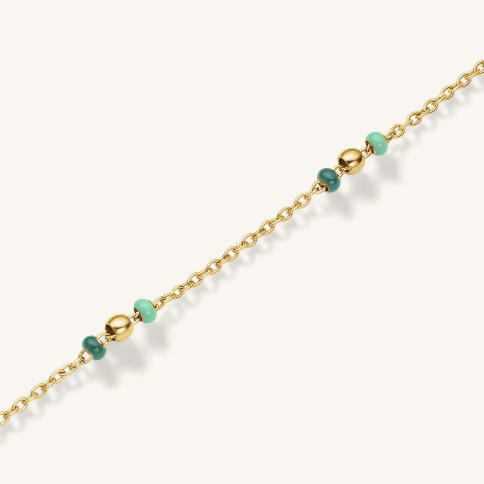 Emerald Dotted Bracelet
