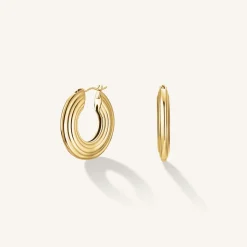 Flat Striped Hoops