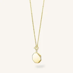 Geo Locket Gold