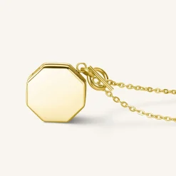 Geo Locket Gold
