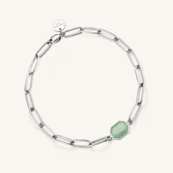 Geometric Gemstone Bracelet