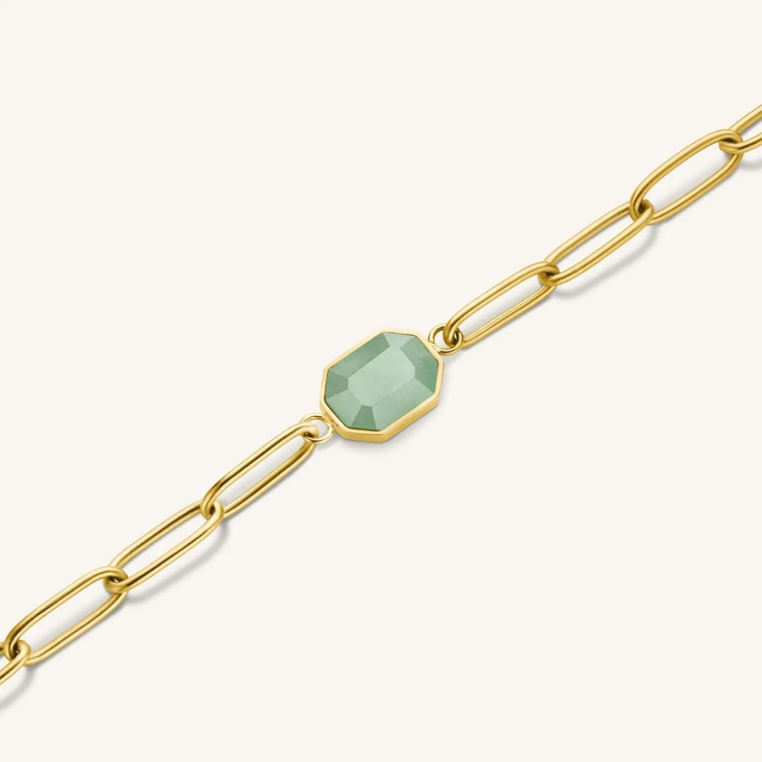 Geometric Gemstone Bracelet